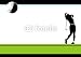 Wallmonkeys Peel and Stick Wall Decals - Golfgirl - 36