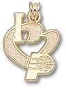 Indiana Pacers "I Heart Logo" 3/4" Charm/Pendant