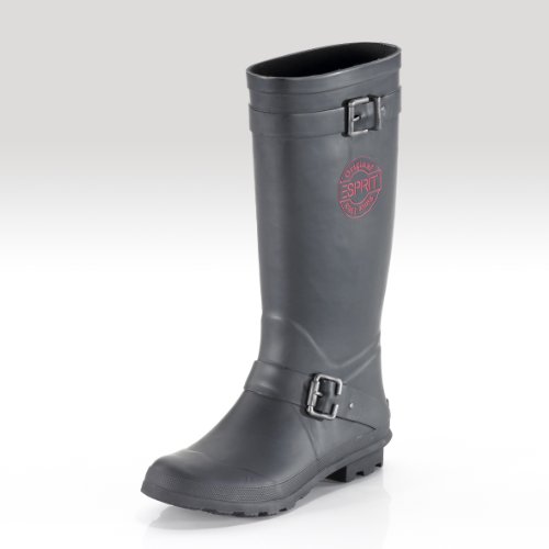 Esprit Gummistiefel, Groesse 39, schwarz