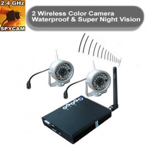 Twin 2.4ghz Wireless Spy Camera *Extreme Night Vision Mode + Audio