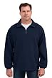 Sueded Finish 1/4 Zip Sweatshirt