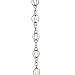 Patina Products R256 Antique Copper Life Circles Rain Chain Full Length