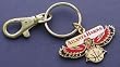 Atlanta Hawks Key Chain with clip