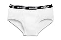 Hustler Lingerie Men's Basic Cotton Brief With Hustler Waist Band