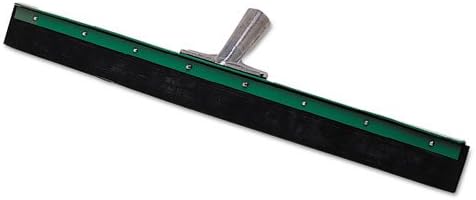 Unger Aquadozer Heavy Duty Floor Squeegee, 24 Inch Blade, Green/Black Rubber, Straight - Includes one each.