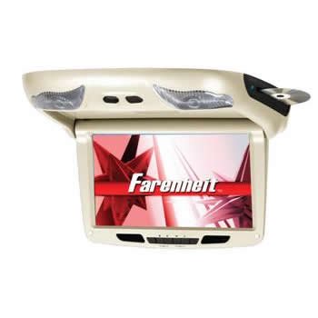 Farenheit MD880CMBG Ceiling Mount 8.8 Inch Widescreen TFT-LCD Monitor/DVD Player Combo - Beige