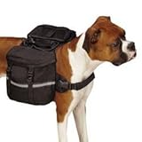 Zack & Zoey Cotton Duck Day Tripper Dog Backpack, Medium, Black