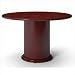 Hennessy Round Conference Table in Dark Cherry Size: 48