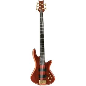 Schecter Stiletto Studio-5 5-String Electric Bass Honey Satin (HSN)