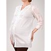 A Pea in the Pod Collection: 3/4 Sleeve Pleated Maternity Blouse