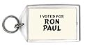 I voted for Ron Paul Keychain