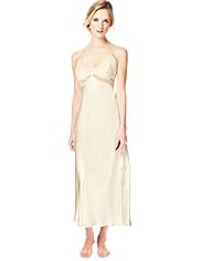 Autograph Floral Lace Long Nightdress MADE WITH SWAROVSKI® ELEMENTS