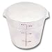 Round Poly Container, 6 Quart (11-0455) Category: Food Storage Round Containers