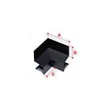 JOTO 防鼠付水切り 入隅 ブラック A:85mmB:39mmC:45mm （WMF-N40SI-BK）