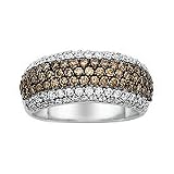 14kt. White Gold, 1 1/2 ct. tw. Cocoa DiamondTM Fashion Ring