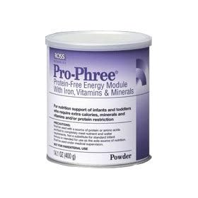 Pro Phree Protein Free Powder with Iron, Vitamins & Minerals By Ross Nutritional - 14.1 Oz x 6/Case