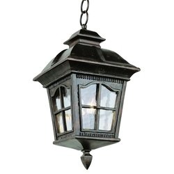 Trans Globe Lighting 5426 AR 23-3/4-Inch 4-Light Outdoor Large Hanging Lantern, Antique Rust