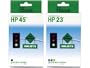 HP Remanufactured #45 Black and #23 Tri Color ink Cartridges