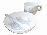 Artistic Licence Tippy Blue Baby 3 Piece Feeding Set