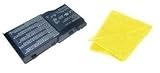 Laptop Replacement Battery for select Gateway Laptops / Notebooks / Compatible with Gateway M500, BTP-51B3, 1529249, 40003013, 6500768, 6500855, BTP-68B3, Gateway Solo M500, M505, Medion MD2900, MD6179 series, Lenovo Y800 series, Lenovo Y810 series ( 8 Cells, 4400 Mah ) - Includes Soft Nonporous Microfiber Cleaning Cloth