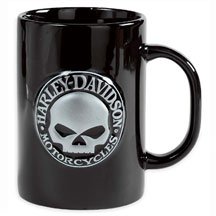 Harley Davidson Skull Sculpted Coffee Mug. Set of four 15 oz. mug features sculpted... by Harley Davidson