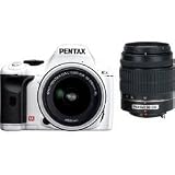 PentaxK-x16202DigitalSLRCamerawithDAL18-55and50-200mmLenses(White)