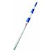 Continental 2550-18, Aluminum 2 Sections Telescopic Pole with Threaded/Tapered End Cone, 6'-18' Reach (Case of 3)