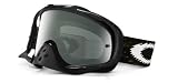 Oakley Crowbar MX Jet Black Goggles with Dark Grey