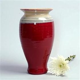 10 Inch Vase - Red