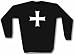 Medieval Crusades Style Cross Men's Sweat Shirt in 2 colors Small thru 3XL