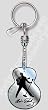 Universal Key Chain - Elvis Presley Silhouette Guitar Design
