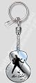 Universal Key Chain - Elvis Presley Silhouette Guitar Design