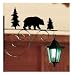 Northwoods Bear Hanging Solar Lantern