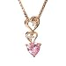 [�~�[]me. �l�b�N���X SV925 �g���v���n�[�g�l�b�N���X (PinkGold�R�[�e�B���O) 95-2341pg
