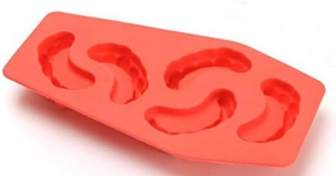 HenWa Silicone Vampire Teeth Freezer Ice Cube Tray Mold Maker