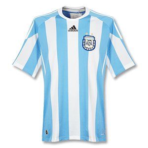 Adidas Argentinien Trikot Home blau P47066 WM2010, Größe: XXL