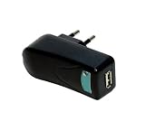 USB - Steckerladegerät - schwarz - 1000 mAh 1 Ampere USB Stecker Adapter Netzteil