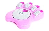 Dog Bowl Aikiou Puzzle Pet Food Bowl Feeder Pink