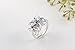 ROXI Platinum / Rose Gold Plated White Enamel Flower & Multi-Color Crystal Cocktail Ring with AAA Zircon, Best Gift Idea