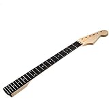 Electric Guitar Neck for Fender Strat Parts Replacement 22 Fret Maple Rosewood Fretboard