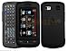 LG Xenon GR500 Black Rubber Feel Hard Case Cover w/Belt Clip