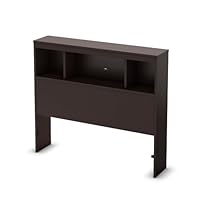 South Shore Furniture, Cakao Collection, Bookcase Headboard 39', Chocolate