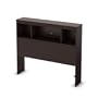 South Shore Furniture, Cakao Collection, Bookcase Headboard 39", Chocolate