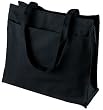 Gusset Tote Bag With Zipper