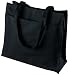 Gusset Tote With Zipper