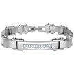 Stainless Steel Polished Bracelet - 8.5'' long