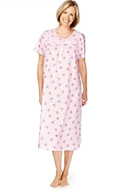 Short Sleeve Floral Nightdress