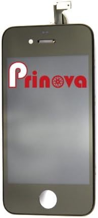 Prinova Black LCD Display Screen Plus Digitizer Full Assembly For iPhone 4 Include Tools Not Match CDMA TGO0009