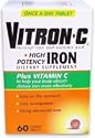 Vitron-C High Potency Iron Supplement Plus Vitamin C, 60 ct.