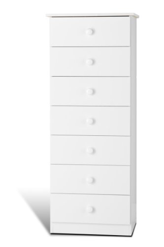 7 Drawer Lingerie Chest White